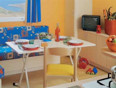 Intérieur Mobile-home 4/6 personnes