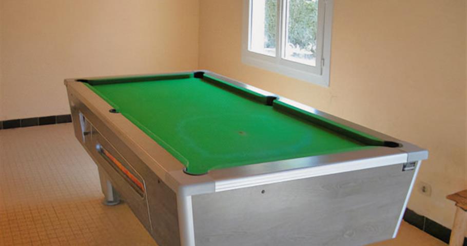 Salle de billard sur le camping - Meschers sur Gironde